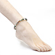 Natural Indian Agate Chip Beads Anklets(AJEW-AN00229-06)-4