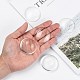 Cabochons en verre transparent(X-GGLA-R026-45mm)-7