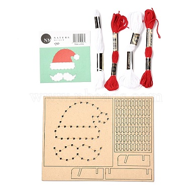 Kit d'art à ongles bricolage sur le thème de noël pour adultes(DIY-P014-D02)-2