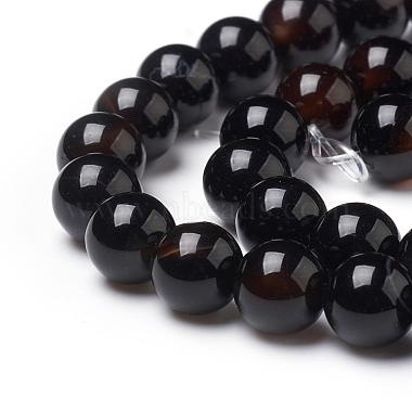 Natural Black Onyx Beads Strands(G-L555-04-8mm)-2