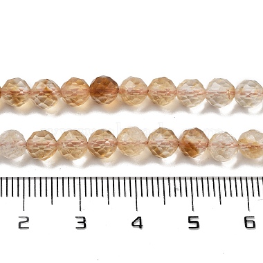 citrine naturelle brins de perles(G-B088-C17-05)-5