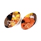 Transparent Resin and Walnut Wood Pendants(RESI-T057-03M)-3