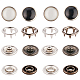 40 Sets 2 Colors Brass Snap Buttons(FIND-GF0005-09)-1