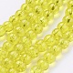 Spray Painted Crackle Glass Beads Strands(CCG-Q001-6mm-04)-1