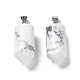 Natural Howlite Pointed Pendants(G-E596-02P-04)-1