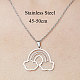 201 Stainless Steel Hollow Rainbow & Cloud Pendant Necklace(NJEW-OY001-87)-3