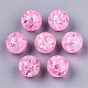 Transparent Crackle Acrylic Round Beads Strands(X-CCG-R002-12mm-05)-2