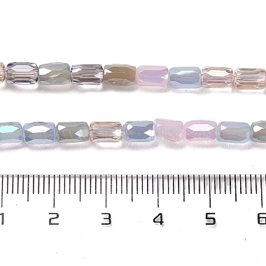 perles en verre plaquent brins(EGLA-D030-08A)-4