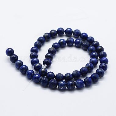 Chapelets de perles en lapis-lazuli naturel(X-G-E465-8mm-01)-2