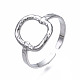304 Stainless Steel Oval Open Cuff Ring(RJEW-T023-81P)-3