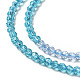 2 Colors Transparent Glass Beads Strands(GLAA-G093-01C)-3