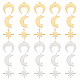 dicosmétique 60pcs 6 style 304 pendentifs en acier inoxydable(STAS-DC0009-73)-1