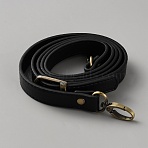 PU Leather Bag Straps, with Swivel Clasps, for Bag Replacement Accessories, Antique Bronze, Black, 1200x18.5x9.5mm(FIND-WH20026-038A)