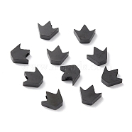 Ion Plating(IP) 304 Stainless Steel Charms, Crown, Gunmetal, 8.5x10x3mm, Hole: 1.5mm(STAS-F271-14B)