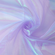 Laser Polyester Fabric, for Dress Performance Stage, Violet, 300x150x0.02cm(DIY-WH0430-548C)