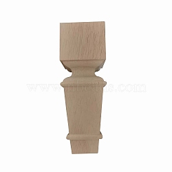 Wooden Furniture Legs, Wood Mid Century Chair Legs Replacement for Sofa, Armchair, Coffee Table, Cabinet, Ottoman, Bed, Chest, Drawers, Trapezoid, BurlyWood, 180x60x60mm(WOCR-PW0001-241C)