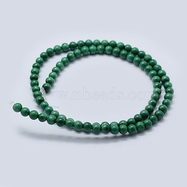 Natural Malachite Beads Strands(G-F571-27AB1-10mm)-3