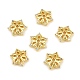 Brass Micro Pave Cubic Zirconia Bead Caps(CU-CBA6A75-35A-G)-1