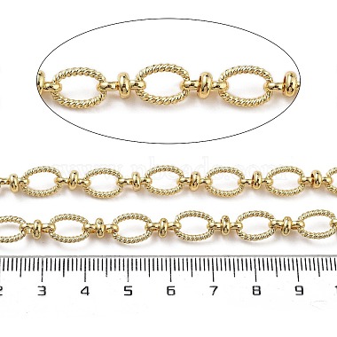 Rack Plating Brass Oval Link Chains(CHC-G023-03G)-2