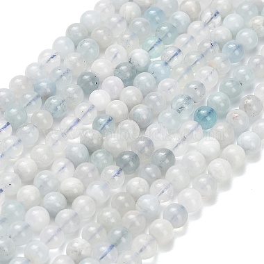 Aquamarin Perlenstr&auml;nge(X-G-F826-B01-6mm)-2