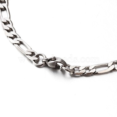 304 figaro de acero inoxidable conjuntos cadenas de joya(SJEW-O030-01)-5