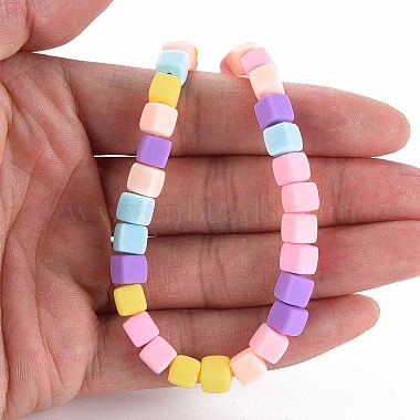 Handmade Polymer Clay Beads Strands(X-CLAY-T020-09F)-5