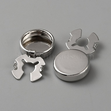 Brass Cufflinks(BUTT-WH0034-16P)-2