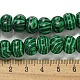 perles synthétiques malachite brins(G-G142-A01-01)-5