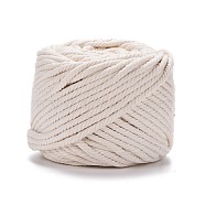 Cotton Threads, Tan, 5mm, about 50m/roll(OCOR-R075-5mm-01)