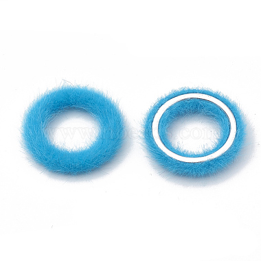 Faux Mink Fur Covered Linking Rings(X-WOVE-N009-07H)-2