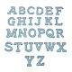Alphabet Resin Rhinestone Patches(DIY-TAC0005-45F)-1