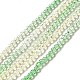 透明なグラデーションカラーのガラスビーズ連売り(GLAA-H021-01B-13)-2