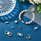 10Pcs 5 Styles 304 Stainless Steel Fold Over Clasp(STAS-UN0049-94)-2