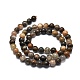 Natural Black Sunstone Beads Strands(G-E576-01A)-2
