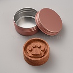 Wood Aromatherapy Diffuser, Essential Oil Diffuser for Home, with Aluminum Boxs, Sienna, 49.5~50x20~20.5mm(DIY-WH0750-421A)
