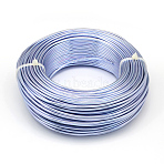 Round Anodized Aluminum Wire, Bendable Metal Craft Wire, for DIY Jewelry Craft Making, Light Sky Blue, 6 Gauge, 4mm, 16m/500g(52.4 Feet/500g)(AW-S001-4.0mm-19)