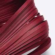 Quilling Paper Strips, Dark Red, 530x5mm, about 120strips/bag(DIY-J001-5mm-B32)