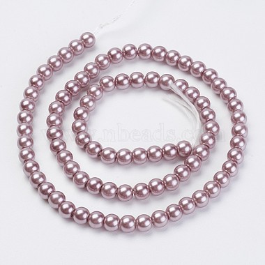Eco-Friendly Glass Pearl Beads Strands(HY-A008-10mm-RB085)-2