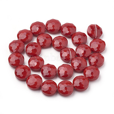 Opaque Solid Color Glass Beads Strands(GLAA-N032-05D)-2