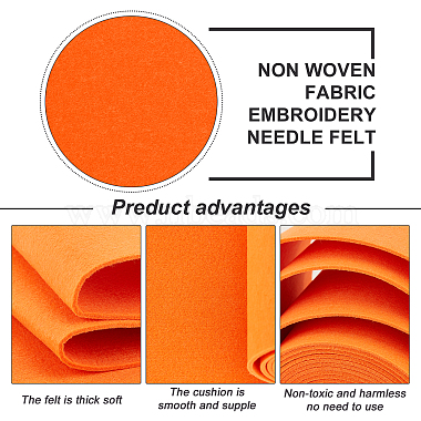 Non Woven Fabric Embroidery Needle Felt for DIY Crafts(DIY-WH0156-92J)-3