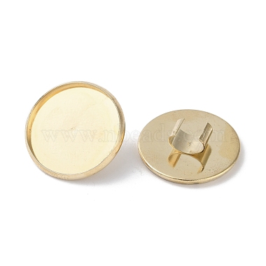 Iron Button Cabochon Settings(FIND-D036-02KCG)-2