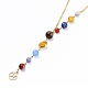 Universe Galaxy The Nine Planets Guardian Star Stone Necklaces(NJEW-JN02413)-3