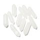 Olycraft 12Pcs Natural Quartz Crystal Double Terminal Pointed Beads(G-OC0003-51)-1