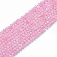 Natural Rose Quartz Beads Strands, Round, 10mm, Hole: 1mm, about 38pcs/strand, 14.96 inch(38cm)