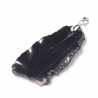 Gros pendentifs en agate naturelle(G-Q989-016)-2