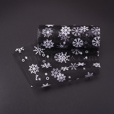Snowflake Deco Mesh Ribbons(OCOR-P010-G15)-2