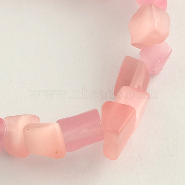 3mm Pink Chip Glass Beads
