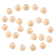 sunnyclue 48 pcs 12 styles perles européennes en bois naturel inachevé(WOOD-SC0001-31)-1