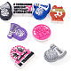 8Pcs 8 Styles Cheer Theme PVC Plastic Beads(FIND-TA0008-71)-2
