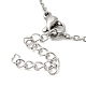 Collier pendentif en acier inoxydable anti-ternissement 306 pour femme(NJEW-Q772-01P-05)-3